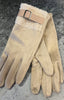 Buckle Trim Gloves > Beige