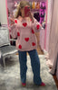 Pinky Queen Of Hearts Jumper