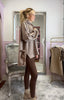 Leopard Print Ribbon Hoodie