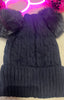 Fleeced Lined Double PomPom Hat