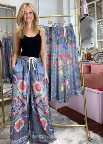 Summer Print Trousers