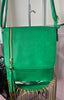 Crossbody Flap Over Bag > Green