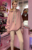 Fleece Lined Hoodie / Dusky Pink