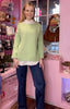 Soft Knit Jumper / Pastel Green