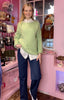 Soft Knit Jumper / Pastel Green