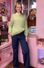 Soft Knit Jumper / Pastel Green