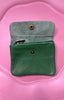 Real Leather Purse  / Moss Green