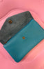 Real Leather Purse / Teal