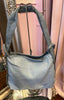 Snake Skin Shoulder Bag / Sky  Blue